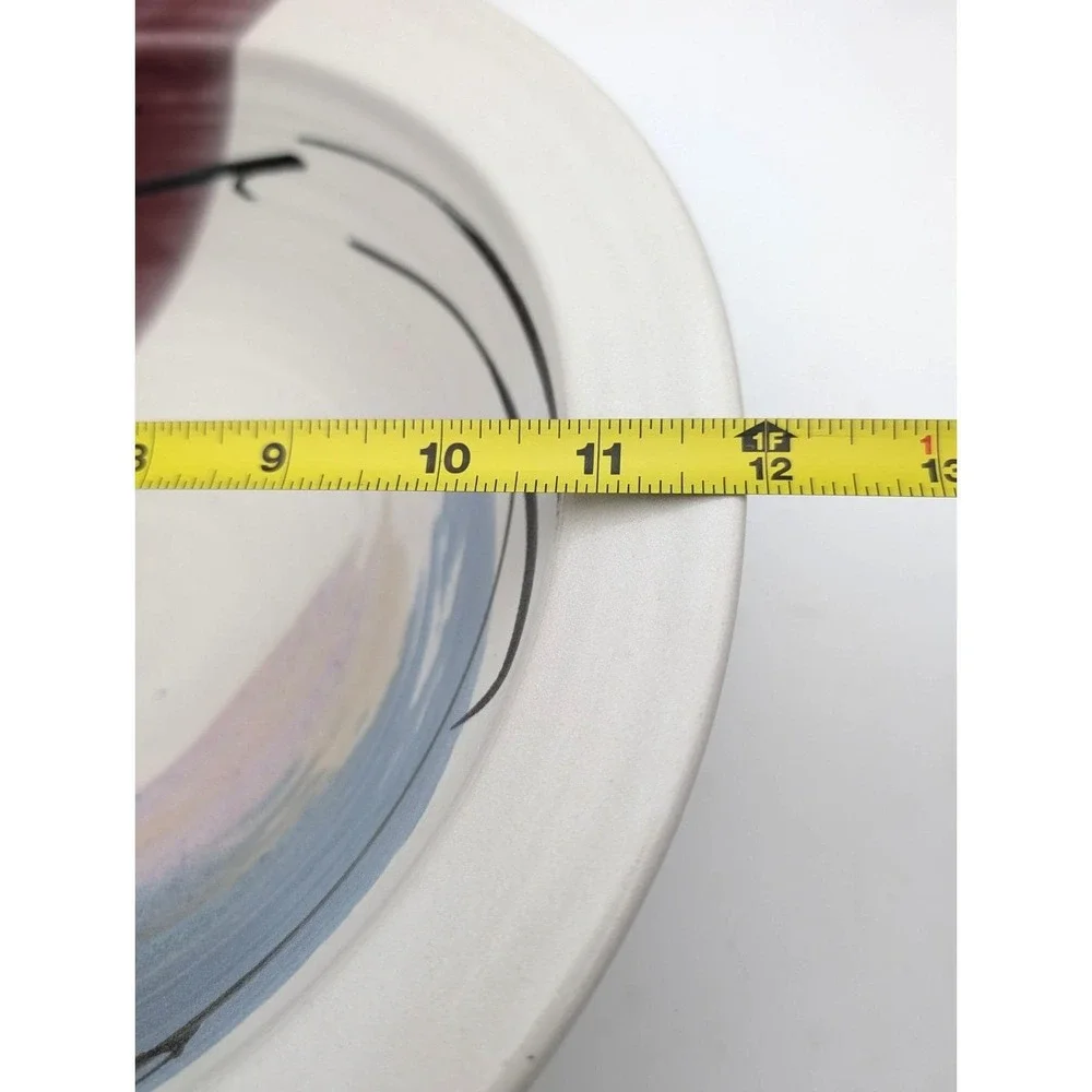 Studio Art Pottery Large Bowl 11 7/8